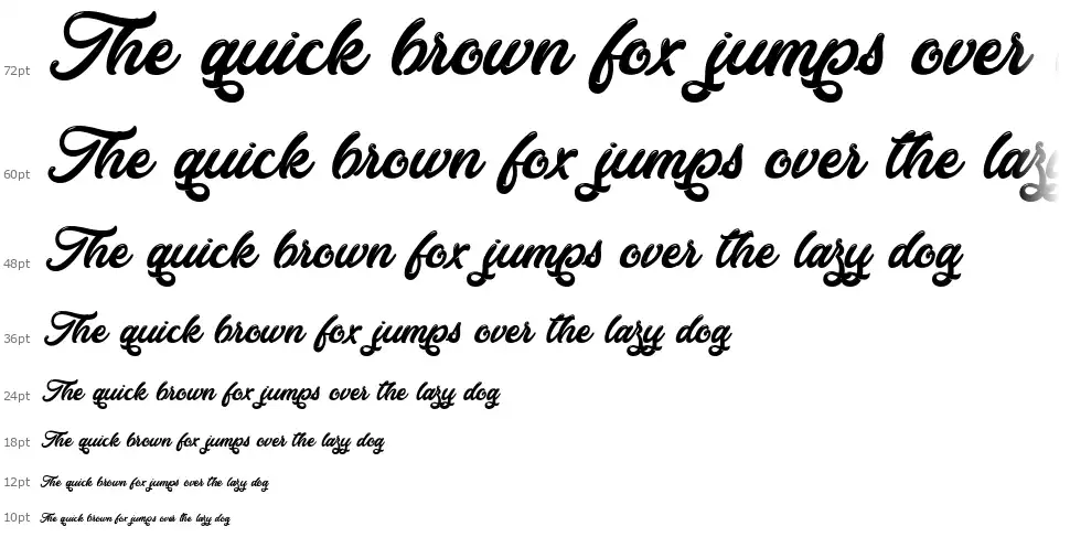 Donkey Talkfont waterfall