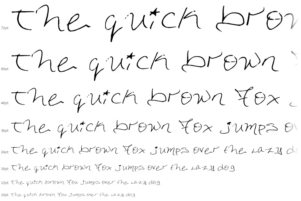 Dorkified Distortionfont waterfall