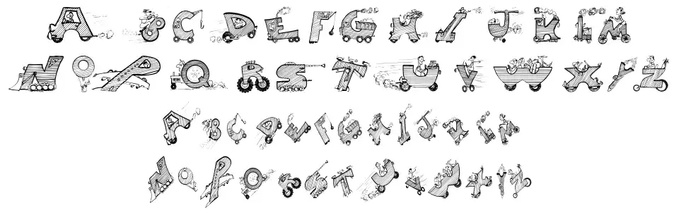 Driversfont specimens