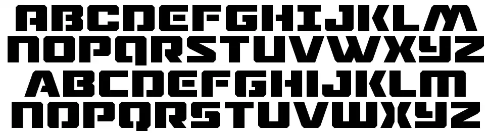 Drone Trackerfont specimens