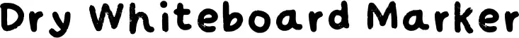 Dry Whiteboard Marker