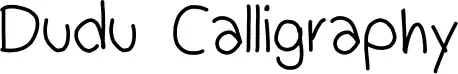 Dudu Calligraphy