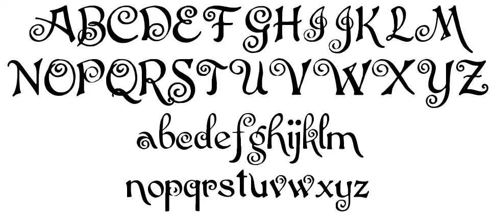 Easter of 14,403 Especímenes Easter of 14,403font specimens