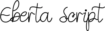 Eberta Script