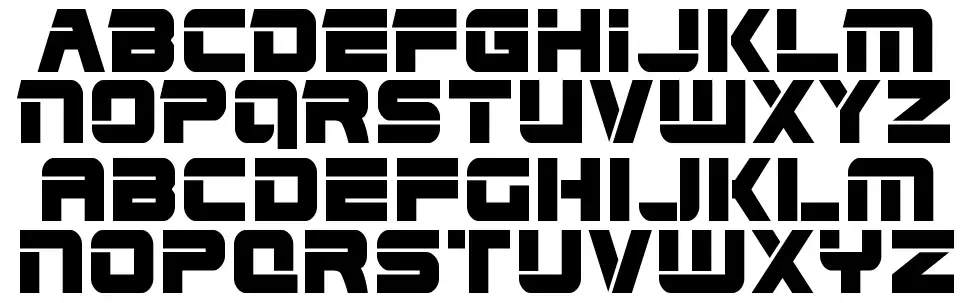 Edge Racerfont specimens