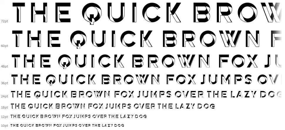 Effectfont waterfall