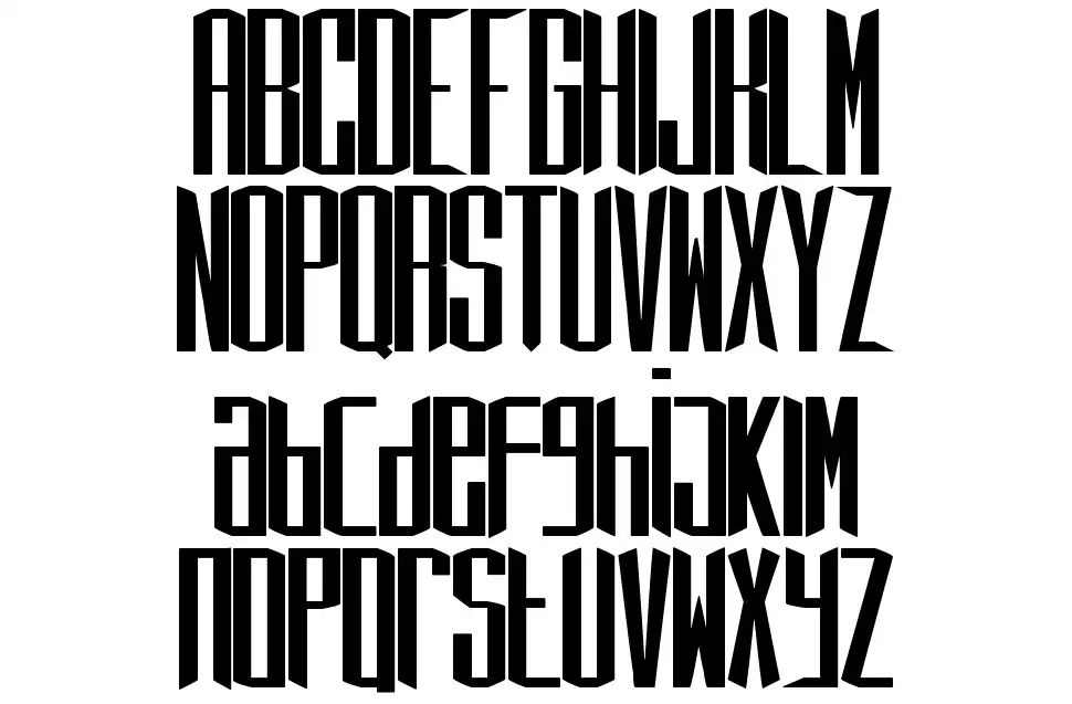 Eiffel Lovefont specimens
