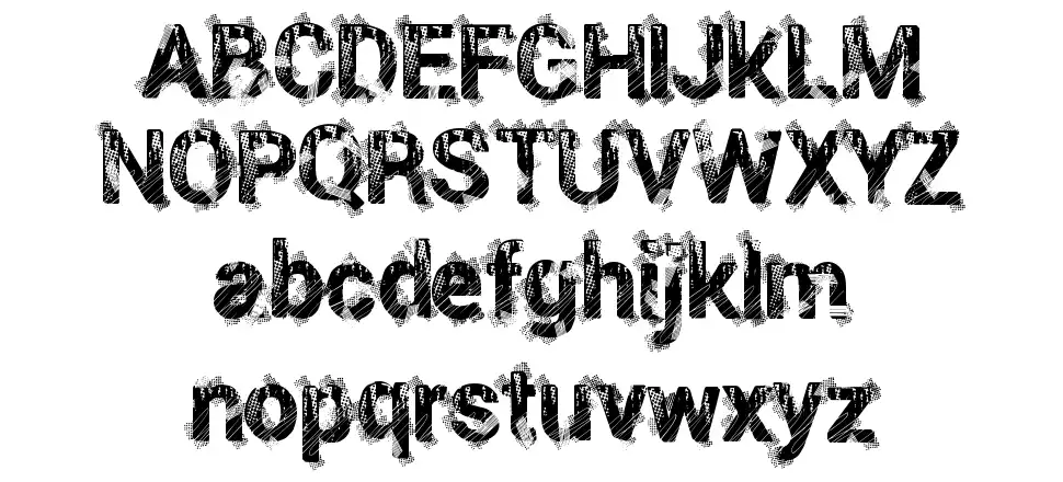 Eighties Lockerfont specimens