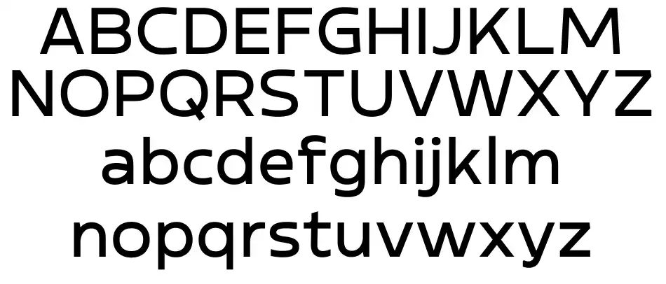 Elegtro Voltfont specimens
