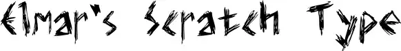 Elmar's Scratch Type
