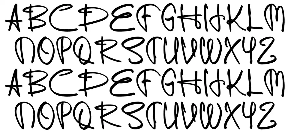 Enjoyablefont specimens