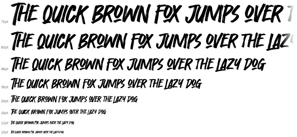 Errorismfont waterfall