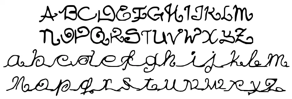 Eu mezmo!font specimens