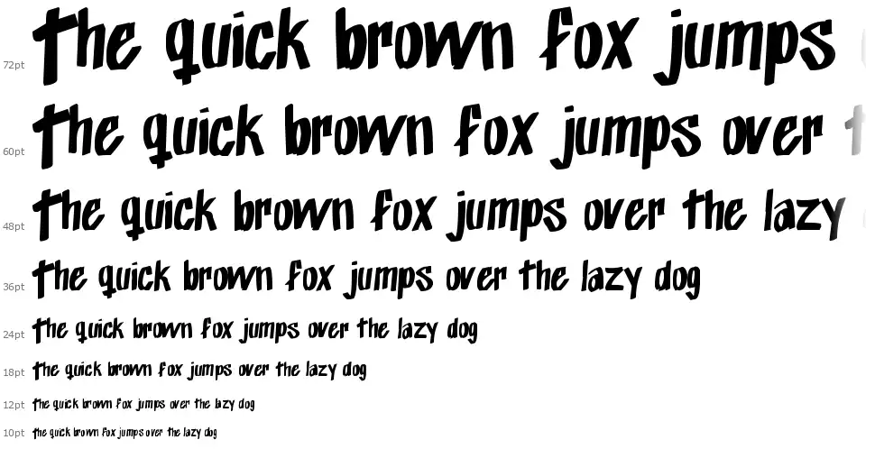 Exito Free Handfont waterfall