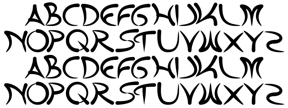 Extra Hotfont specimens