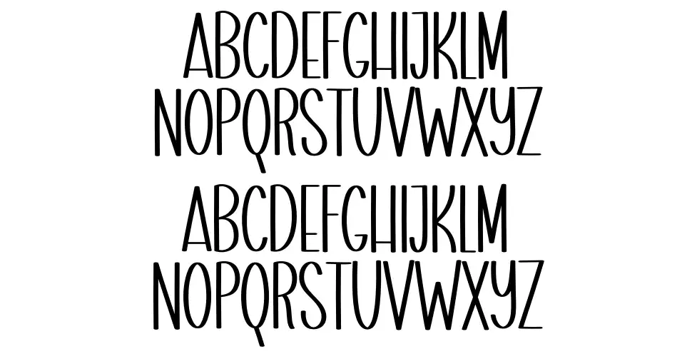 Family Housefont specimens