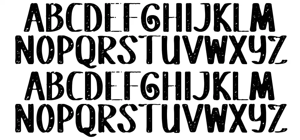 Fatroublefont specimens