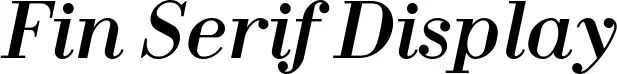 Fin Serif Display