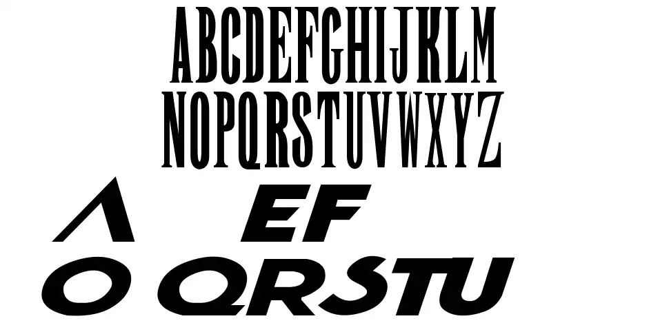 Final Fantasyfont specimens