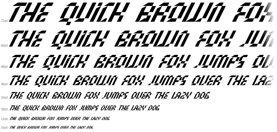 Flashfont waterfall