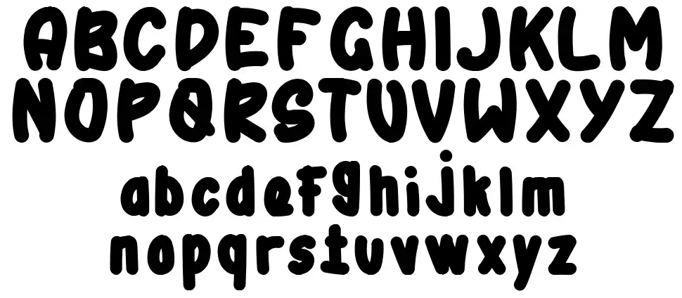Flowkartfont specimens