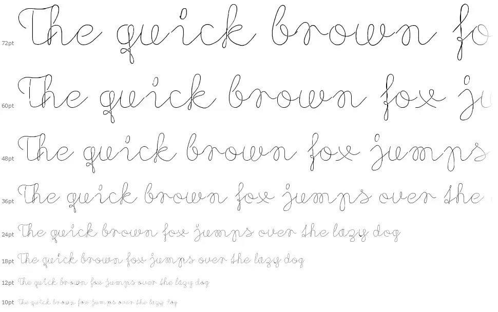 Flypflopfont waterfall