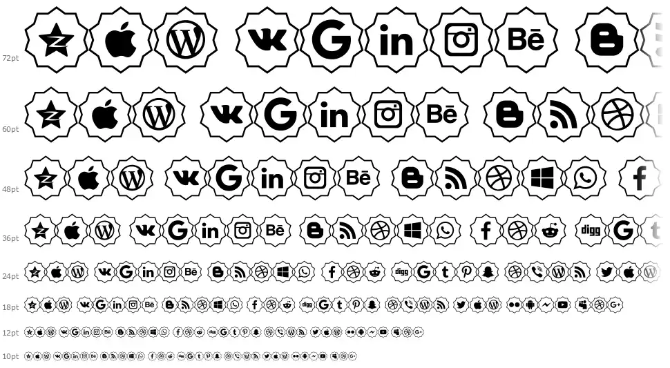 Font Color iconfont waterfall