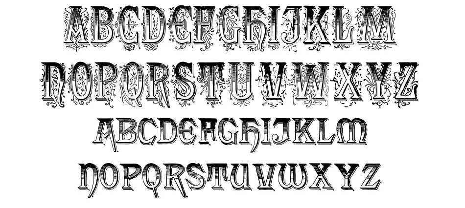 Fresco the Jackson Especímenes Fresco the Jacksonfont specimens