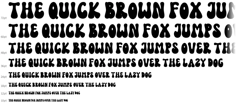 Funky Holiday Cascada Funky Holidayfont waterfall