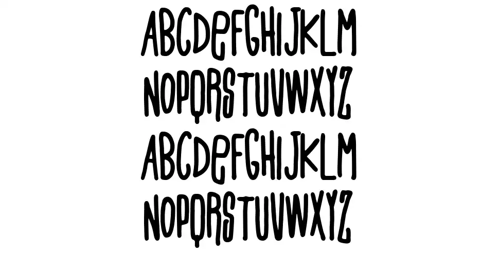 Funny Maid Corporationfont specimens