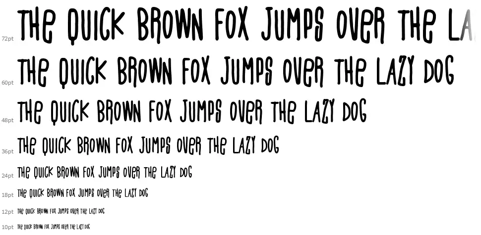 Funny Maid Corporationfont waterfall