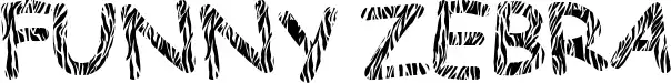 Funny Zebra