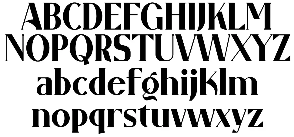 Garo Especímenes Garofont specimens