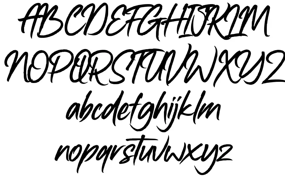 Gasstockfont specimens