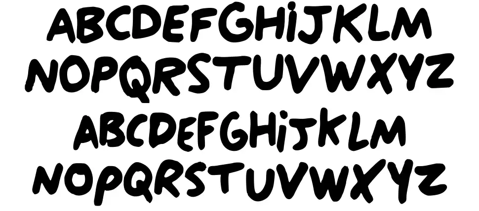 Gay Piece of Trashfont specimens