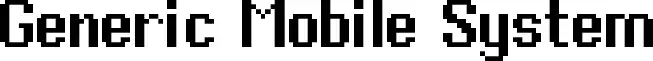 Generic Mobile System