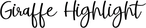 Giraffe Highlight