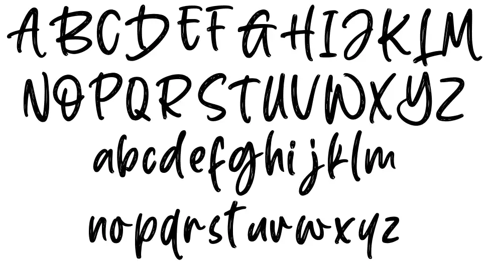 Gold Nightfont specimens