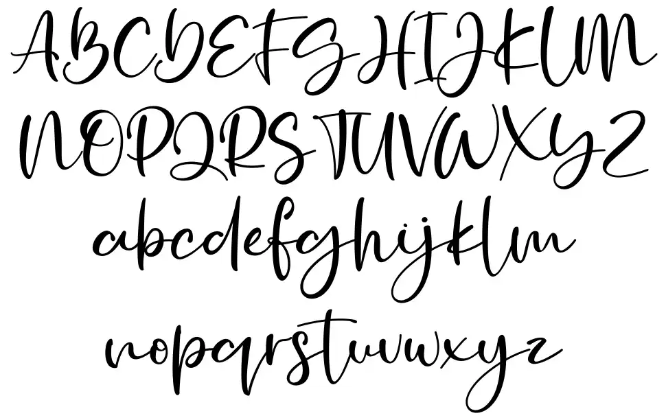 Golden Ballpointfont specimens