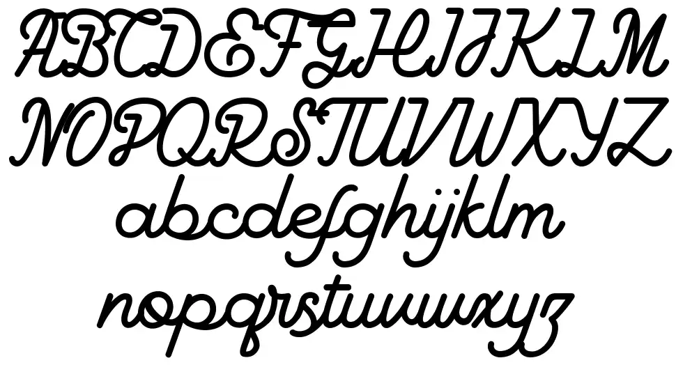 Goodlinefont specimens