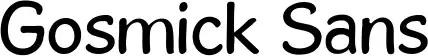 Gosmick Sans