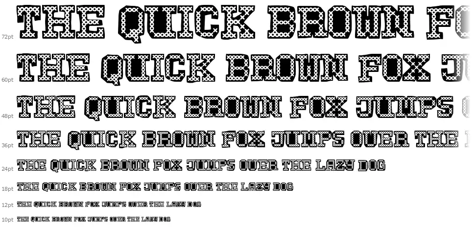 Grandma is a Punkfont waterfall
