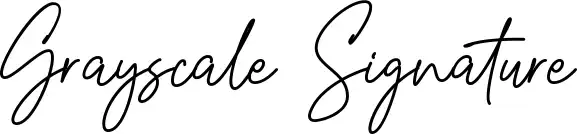 Grayscale Signature