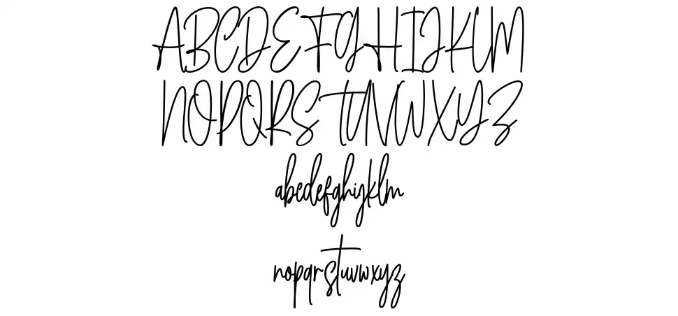 Great Sweet Especímenes Great Sweetfont specimens