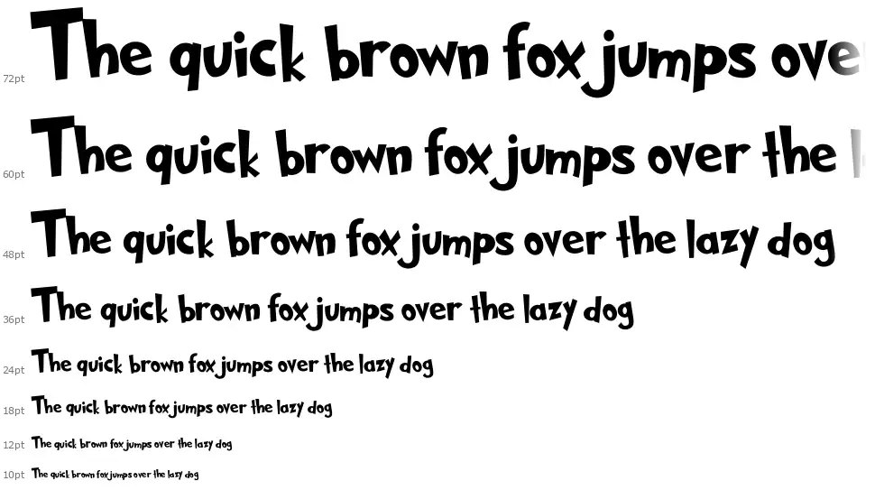 Grinched 2.0font waterfall