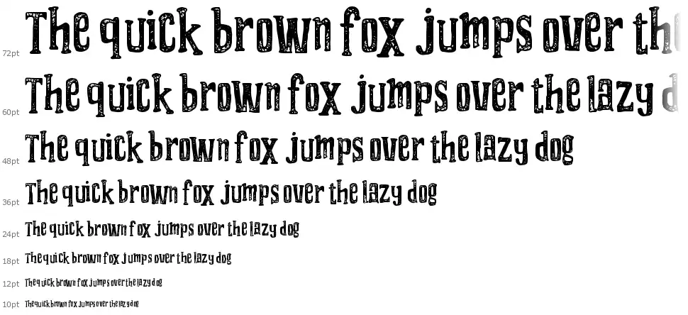 Grooving Texturedfont waterfall
