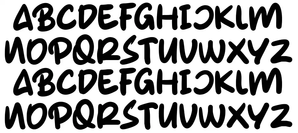 Gumy Monsterfont specimens