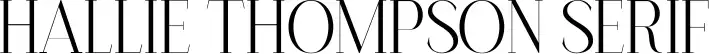 Hallie Thompson Serif