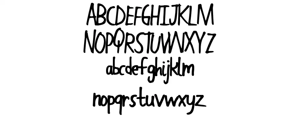 Hand Workfont specimens