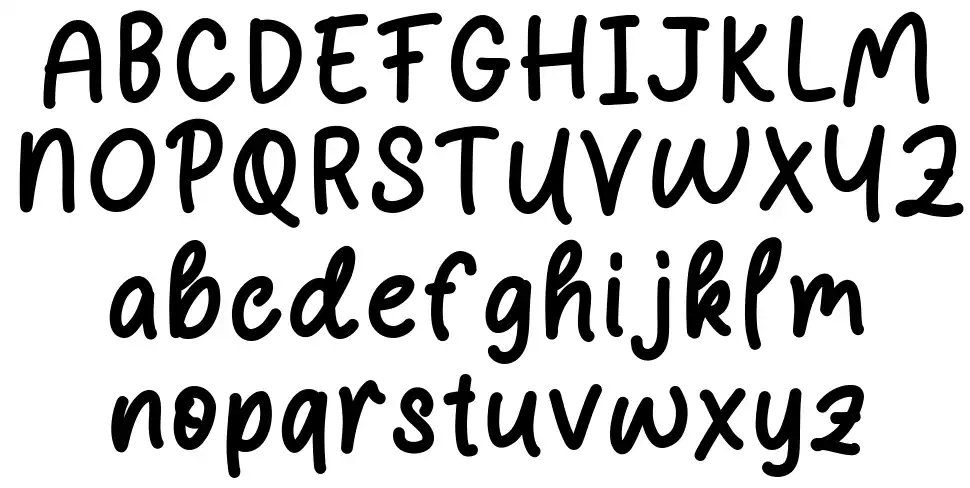 Handkidsfont specimens